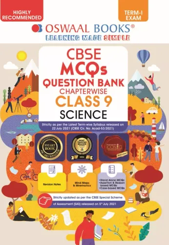 Oswaal CBSE MCQs Question Bank For Term-I, Class 9, Science (2021-22 Exam)