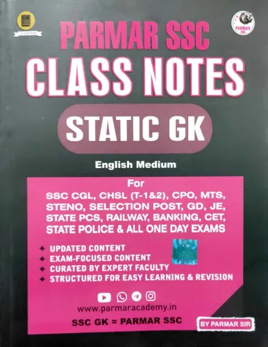 Parmar Ssc Class Notes Static G.K