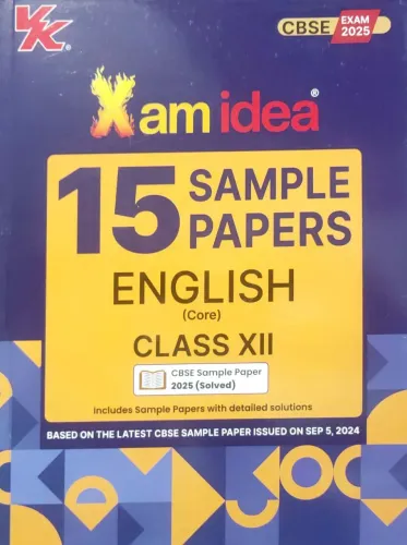 Xam Idea 15 Sample Papers English-12(2024-25)