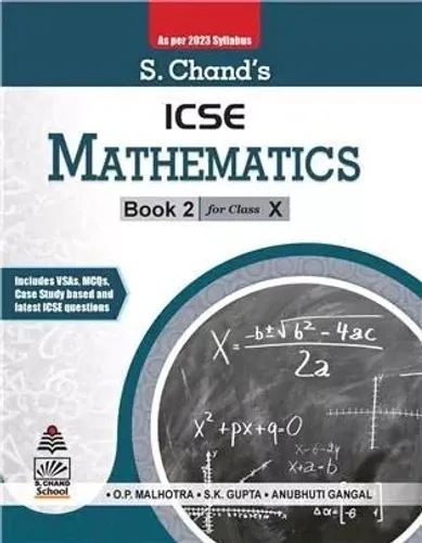 ICSE Maths Book II Class 10