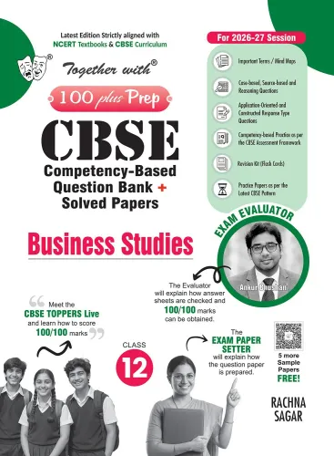 Together with 100 Plus Prep CBSE Chapter wise Question Bank Business Studies for Class 12 2027 | With NCERT-Based Topic-wise Questions, 10 Practice Papers & Latest exam paper 2026 with Ans. (CBSE)