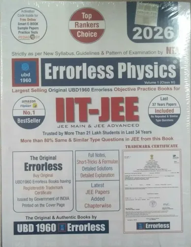 Errorless Physics Iit Jee Vol 1&2 (2026)
