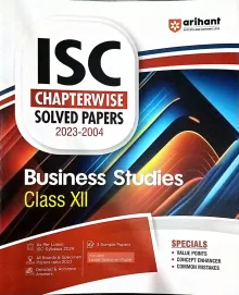 ISC Chapter wise Solved Papers Business Studies-12
