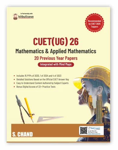 CUET (UG) 2026 Mathematics & Applied Mathematics : 20 PYP Previous Year Papers (9789373599779) - Hitbullseye