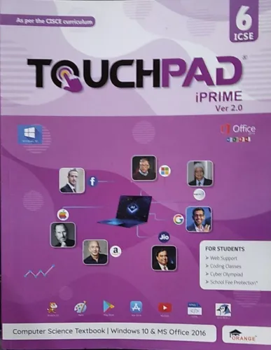 Touchpad iPrime Ver 2.0 Computer Book Class 6 ICSE