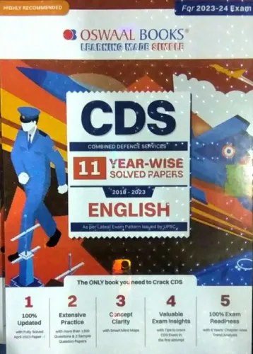 Cds English 11 Year Solved Papers 2023-24