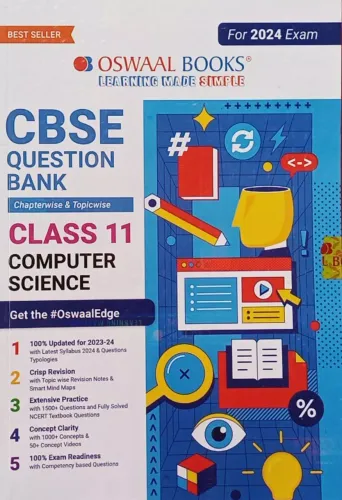 CBSE Question bank Class-11 Computer Science (2024)