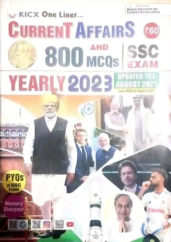 One Liner Current Affairs 800 Mcq Yearly (Upsated Till August) 2023 (E)