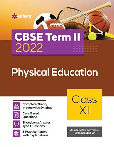 Arihant CBSE Physical Education Term 2 Class 12 for 2022 Exam (Cover Theory and MCQs) 