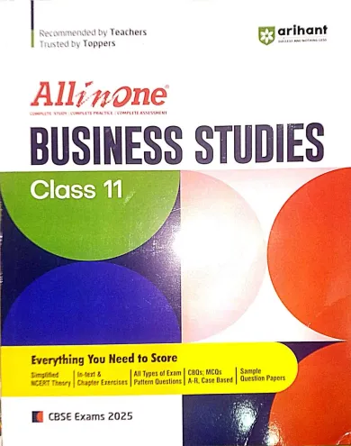 All In One Cbse Business Studies-11