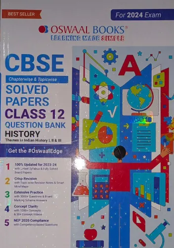 CBSE SOLVED PAPERS CLASS - 12 QUESTION BANK HISTORY (2024)