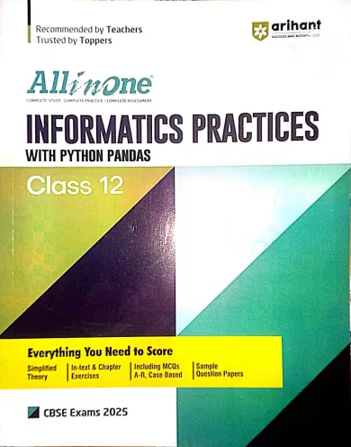 All In One Cbse Informatics Practices-12