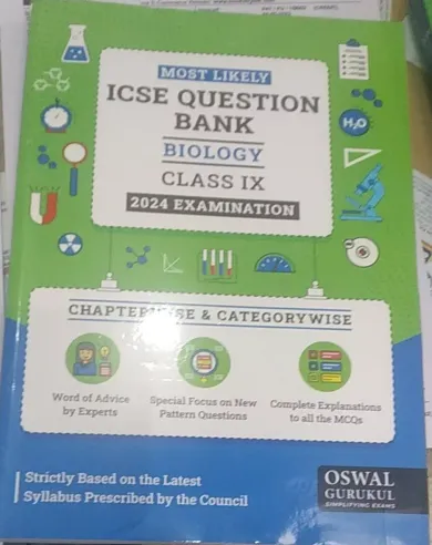 Most Likely Icse Question Bank Biology -9 {2024}