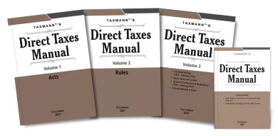 Direct Taxes Manual (Set of 3 Volumes) – 2021