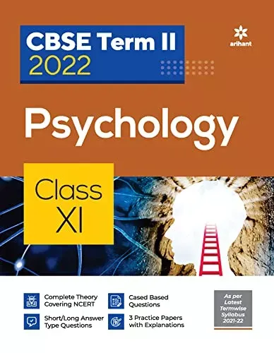 Arihant CBSE Psychology Term 2 Class 11 for 2022 Exam (Cover Theory and MCQs) 