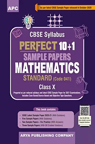 Perfect 10+1 Sample Papers Mathematics Standard, Class10
