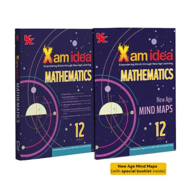 Xam idea Mathematics Class 12 – (CBSE 2026–27) | Mind Map | Solved NCERT & PYQs | Competency-based MCQs, A-R, Case-based, VSA, SA, LA Questions | 2026 CBSE Exam & Sample Papers