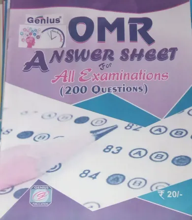 Omr Answer Sheet 200 Question All Examinatuins