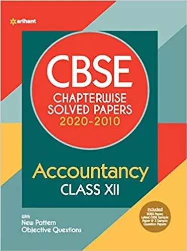 CBSE Accountancy Chapterwise Solved Papers Class 12 for 2021 Exam Paperback – 24 August 2020