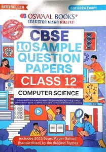 CBSE 10 Sample Question Papers Computer Science-12 (2023-2024)
