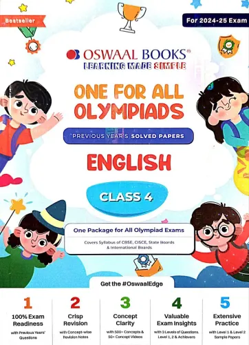 One For All Olympiad English Class -4 (2024)