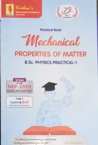 Pb Mechanical Properties Of Matter B.sc Physics -1 Part - B (1st