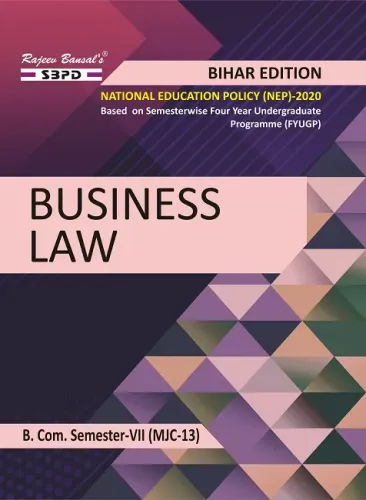 Business Law B. Com. 7th Sem (MJC-13) Syllabus According to NEP
