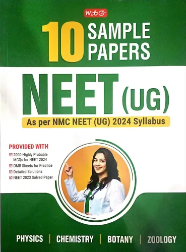 10 Sample Paper NEET (UG) Phy, Che, Botany, Zoology (2024)