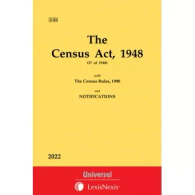 Census Act, 1948 with Rules, 1990