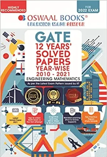 GATE 12 Year-wise Solved Paper  Engineering Mathematics Paperback – 2022