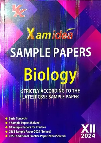 Xam Idea Sample Papers Biology-12 (2024)