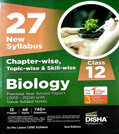 27 New Syllabus C/w T/w & Skill-wise Biology-12 Previous Year Sol Papers