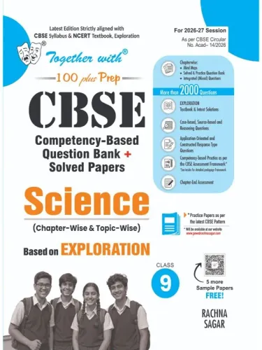 Together with CBSE Question Bank Science for Class 9 2027 Exam| Based on Latest CBSE Syllabus with  Chapter wise & Topic wise Solved Questions, Mind Maps & Practice Papers (CBSE)