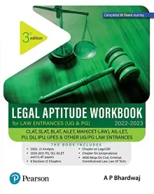 Legal Workbook 2022-2023 |For CLAT/SLAT/AILET | Third Edition| By Pearson