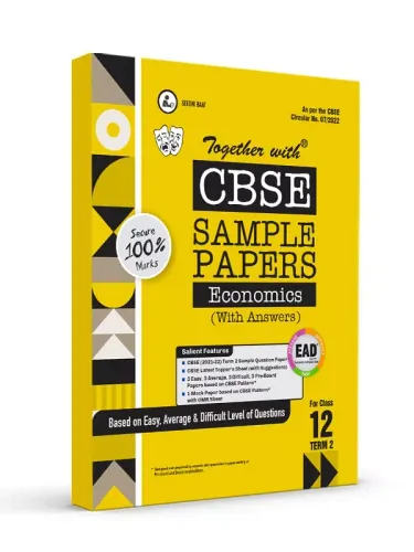 Rachna Sagar Together With CBSE Term 2 Economics Class 12 Sample Paper (EAD) Book