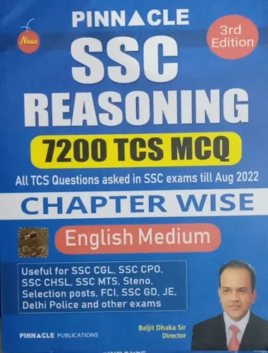 SSC REASONING 7200 TCS MCQ CHAPTER WISE ENGLISH MEDIUM