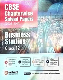 CBSC Chapterwise Solved Papers Business Studies-12