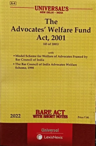 Advocate Welfare Fund Act 2001