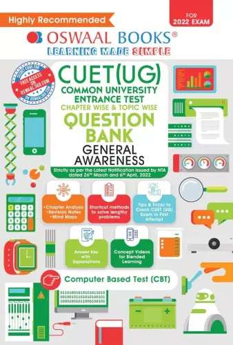 Oswaal NTA CUET (UG ) Chapterwise & Topic Wise Question Bank, General Awareness (Entrance Exam Preparation Book 2022)