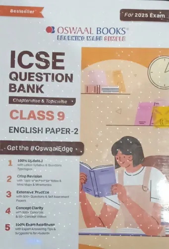 Icse Question Bank Solv. Papers  English- 9