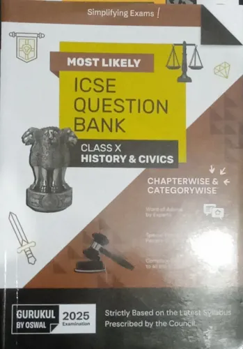 Most Likely Isce Question Bank History & Civics -10
