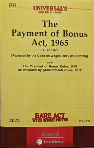 Payment Of Bonus Act 1965