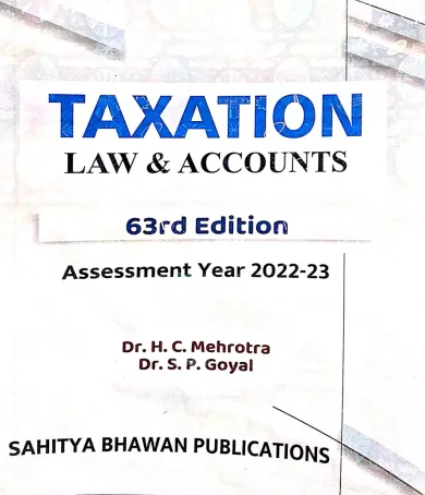 Taxation ( Law & Accounts) 63rd Edition