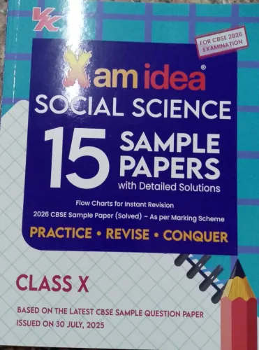 Xam Idea 15 Sample Papers Social Science-10 (2025-26)