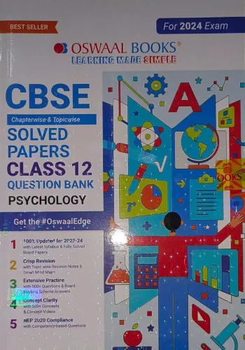 CBSE SOLVED PAPERS CLASS - 12 QUESTION BANK PSYCHOLOGY (2024)
