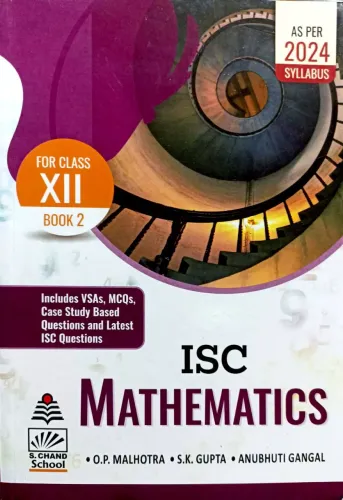 Isc Mathematics For Class 12 ( Book-2 )