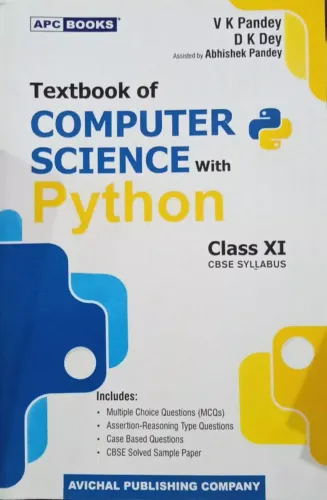 Textbook Of Computer Science With Python-11_CBSE Syllabus