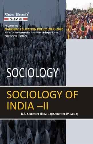 NEP Sociology Of India II B.A. 3rd Sem (MJC-4)/ B.A. 4th Sem (MIC-4)