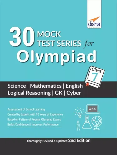 30 Mock Test Series for Olympiads Class 7 Science, Mathematics, English, Logical Reasoning, GK & Cyber 2nd Edition