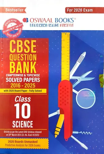 Cbse Question Bank Solved Papers Science-10(2025-2026)